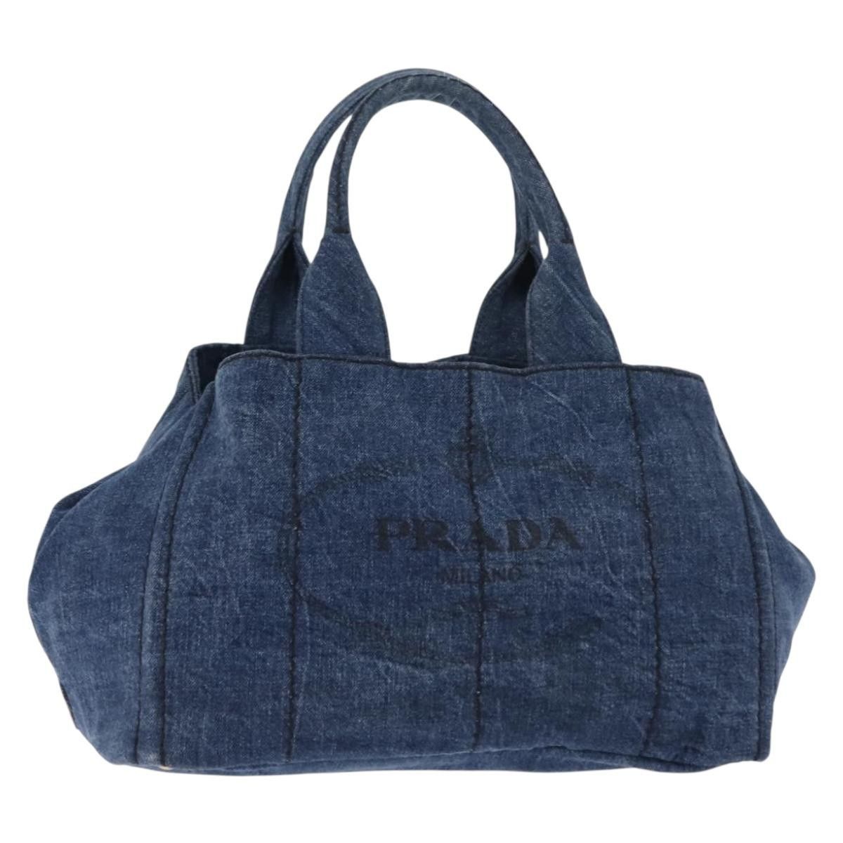 Prada Prada Canapa Convertible Tote Denim Size ONE SIZE - 15 Thumbnail