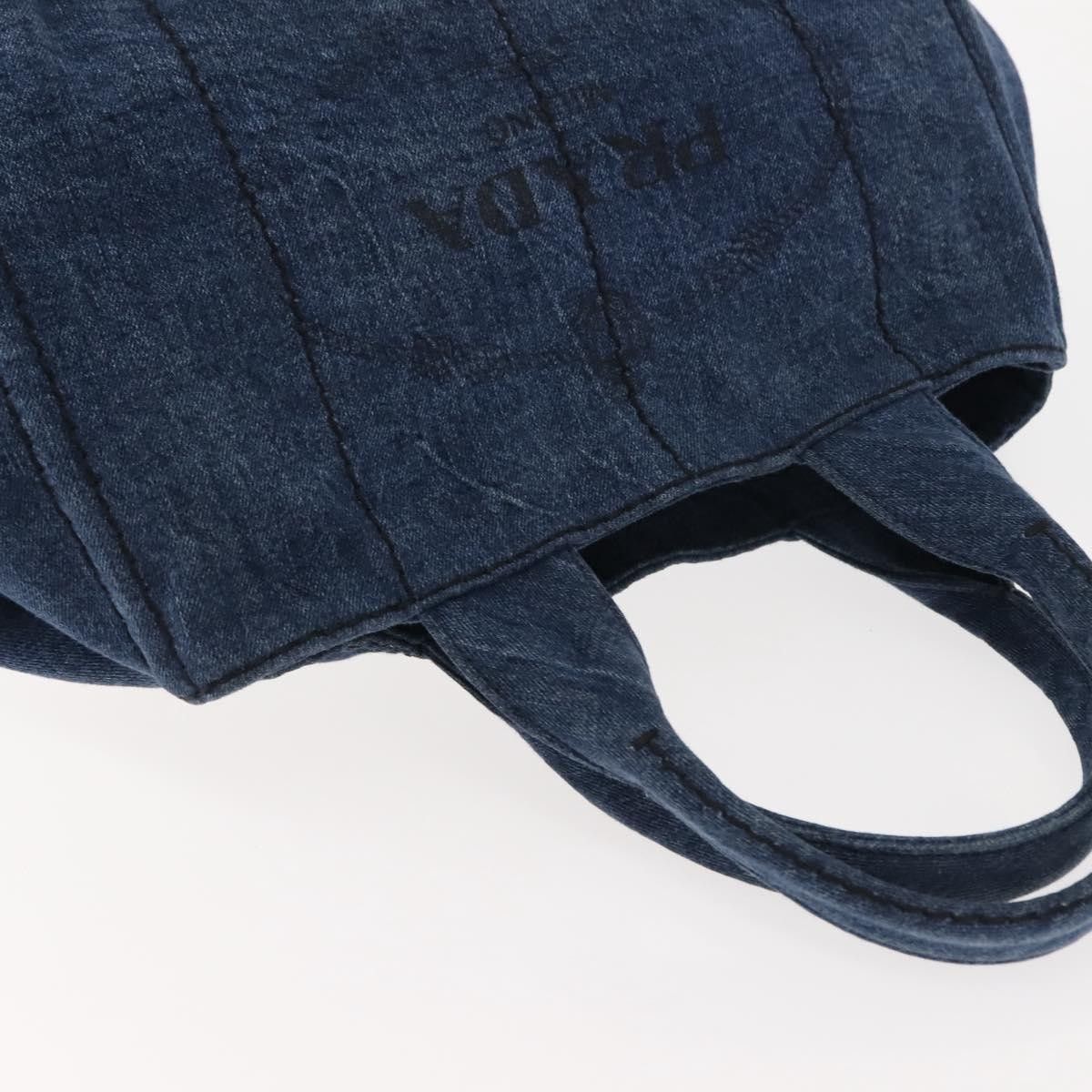 Prada Prada Canapa Convertible Tote Denim Size ONE SIZE - 19 Thumbnail