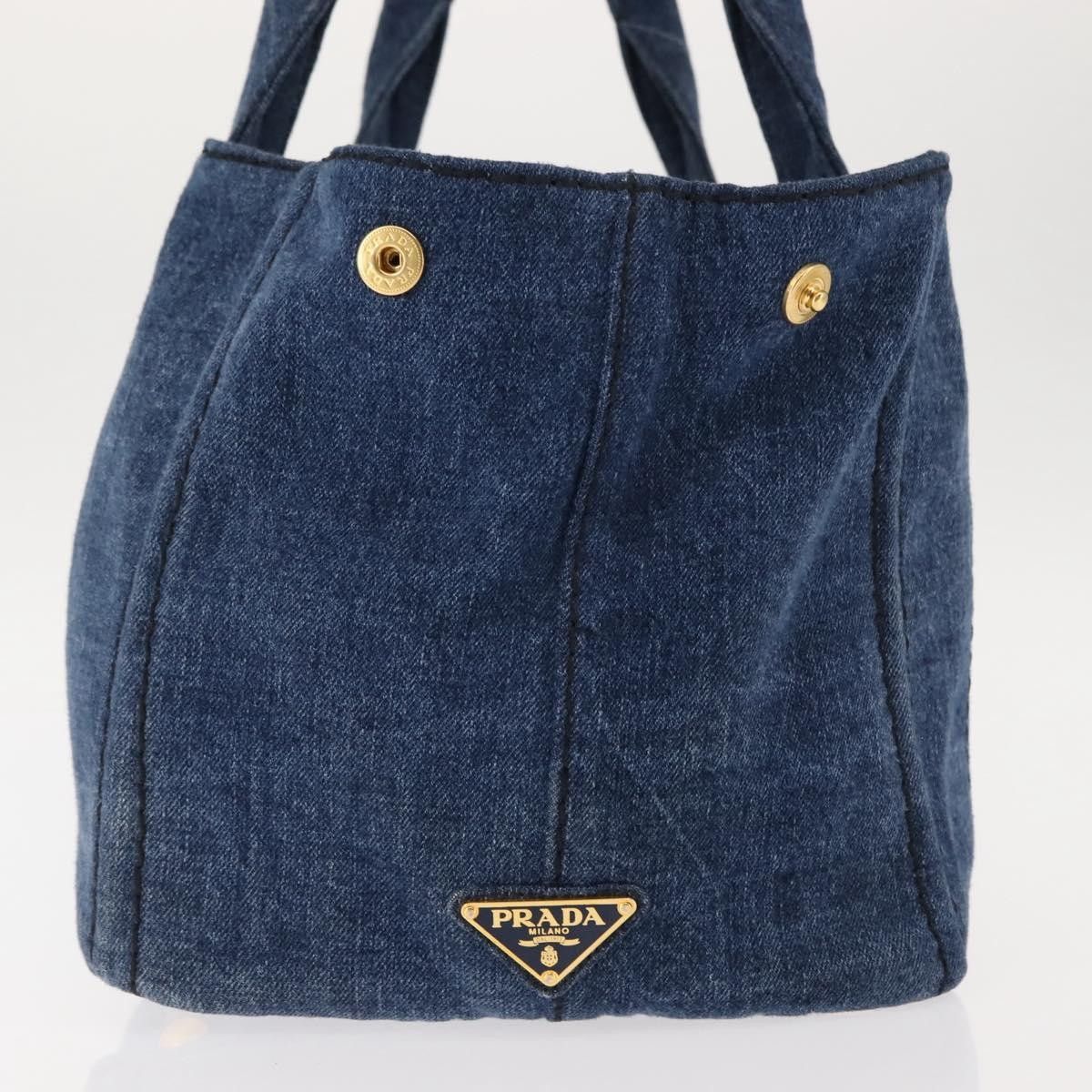 Prada Prada Canapa Convertible Tote Denim Size ONE SIZE - 4 Thumbnail
