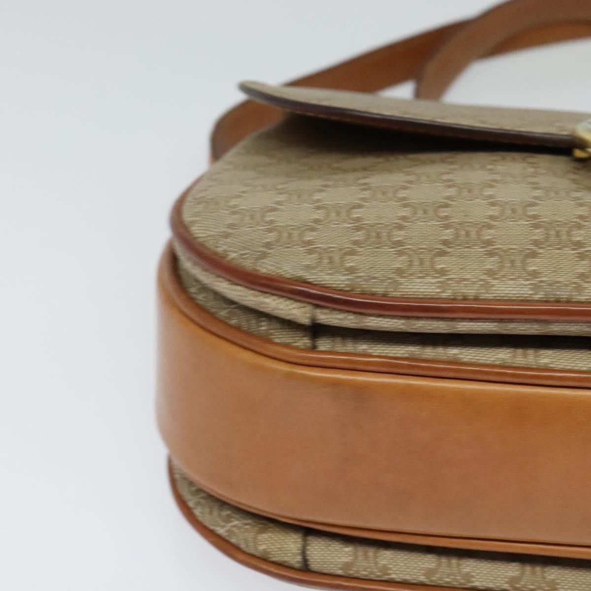 Celine Celine Vintage Macadam Shoulder Bag Canvas and Leather Size ONE SIZE - 8 Thumbnail