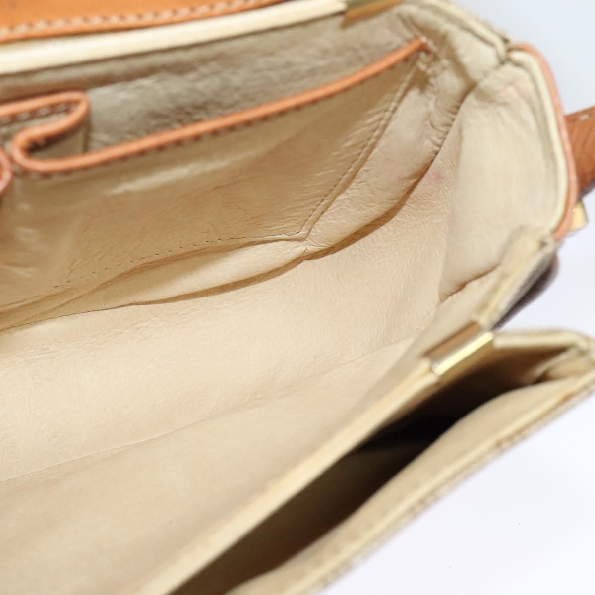 Celine Celine Vintage Macadam Shoulder Bag Canvas and Leather Size ONE SIZE - 21 Thumbnail