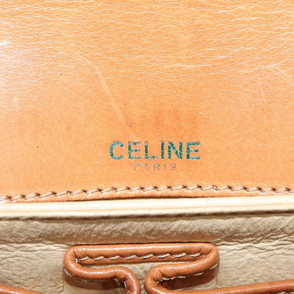 Celine Celine Vintage Macadam Shoulder Bag Canvas and Leather Size ONE SIZE - 6 Thumbnail