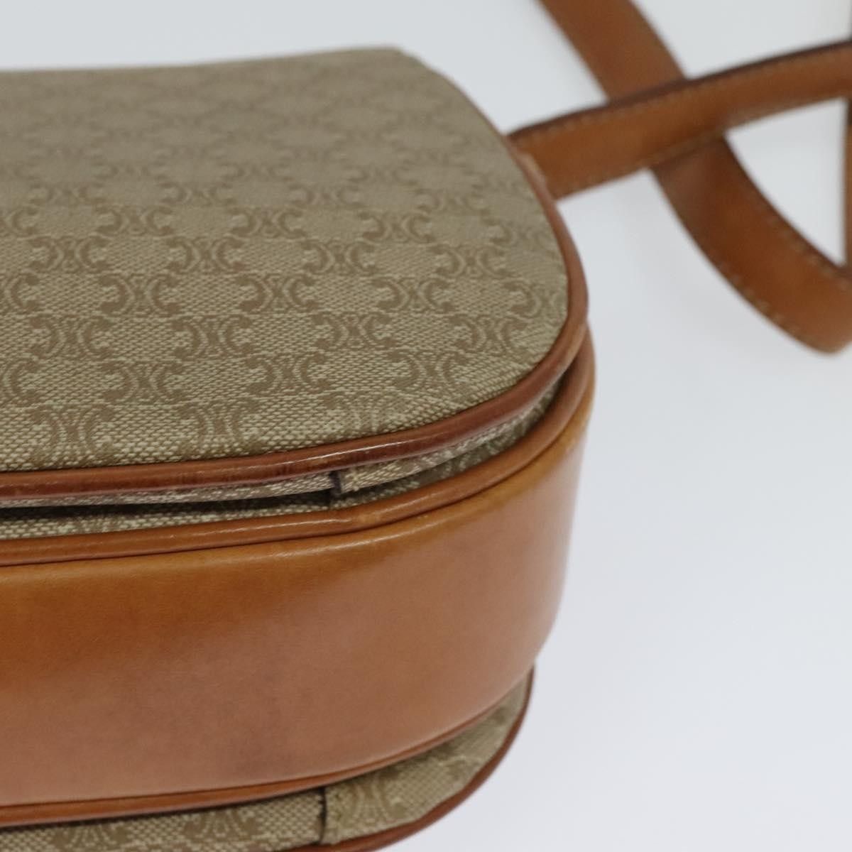 Celine Celine Vintage Macadam Shoulder Bag Canvas and Leather Size ONE SIZE - 11 Thumbnail