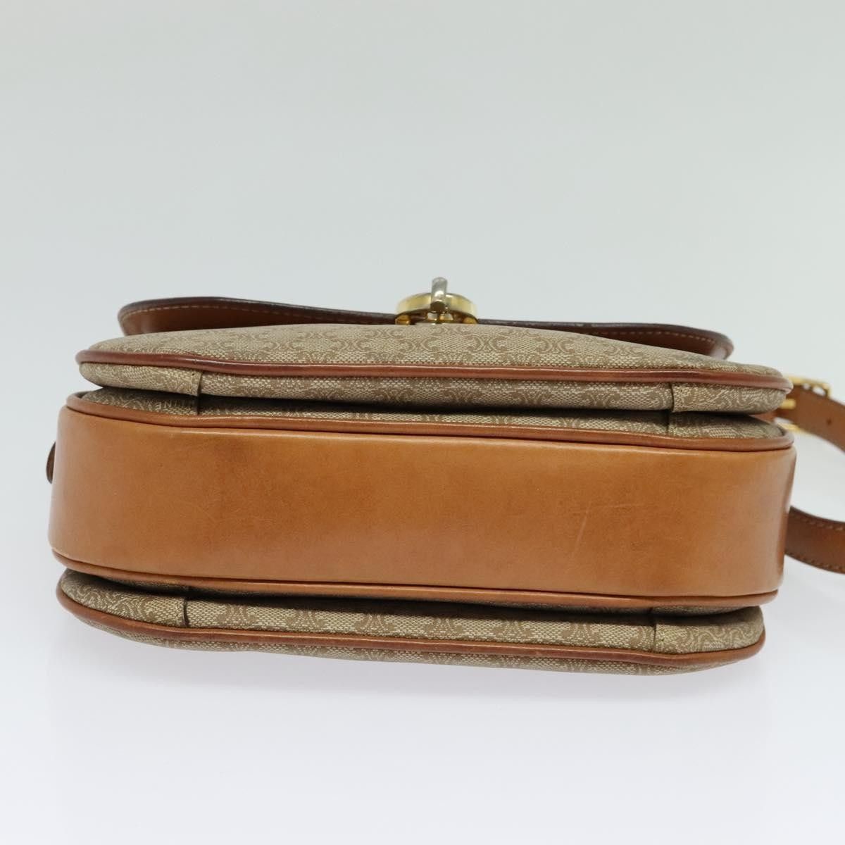 Celine Celine Vintage Macadam Shoulder Bag Canvas and Leather Size ONE SIZE - 14 Thumbnail