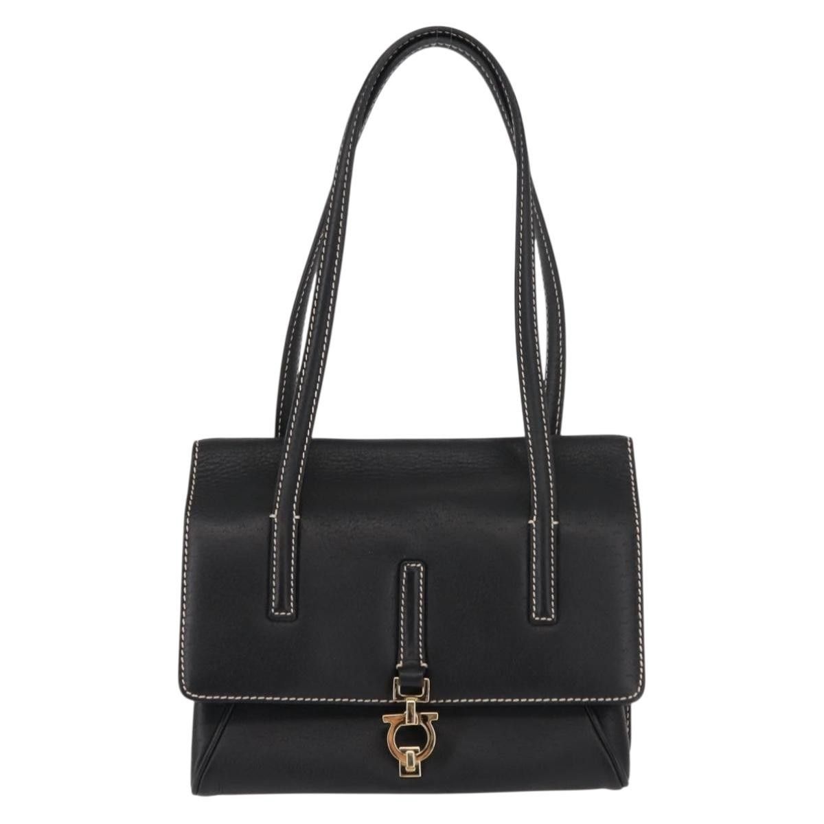 Salvatore Ferragamo Salvatore Ferragamo Flap Shoulder Bag Leather Size ONE SIZE - 13 Thumbnail