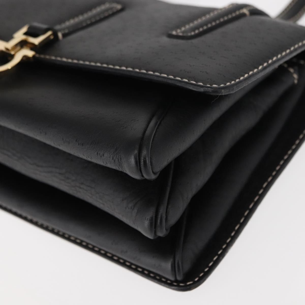 Salvatore Ferragamo Salvatore Ferragamo Flap Shoulder Bag Leather Size ONE SIZE - 15 Thumbnail