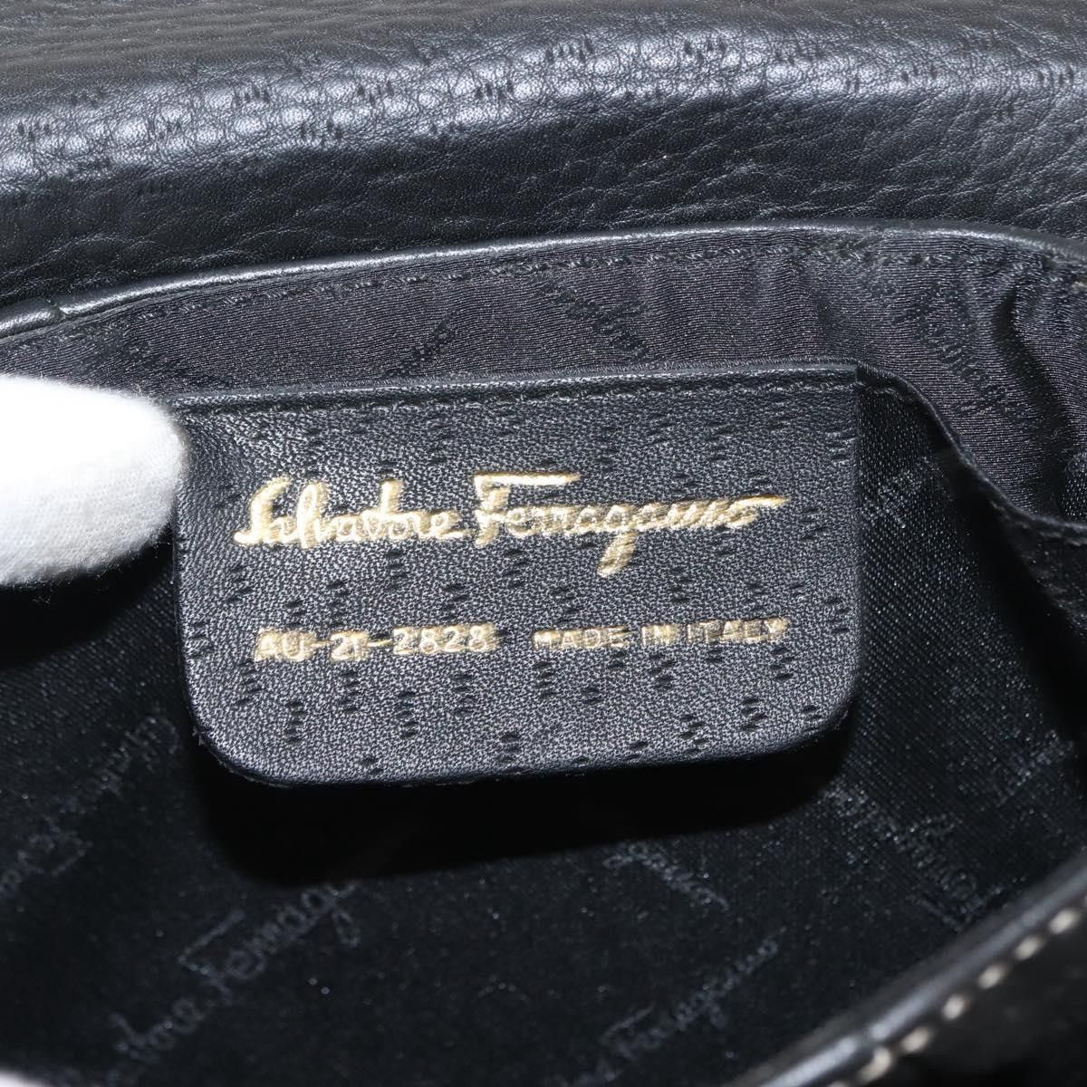 Salvatore Ferragamo Salvatore Ferragamo Flap Shoulder Bag Leather Size ONE SIZE - 12 Thumbnail
