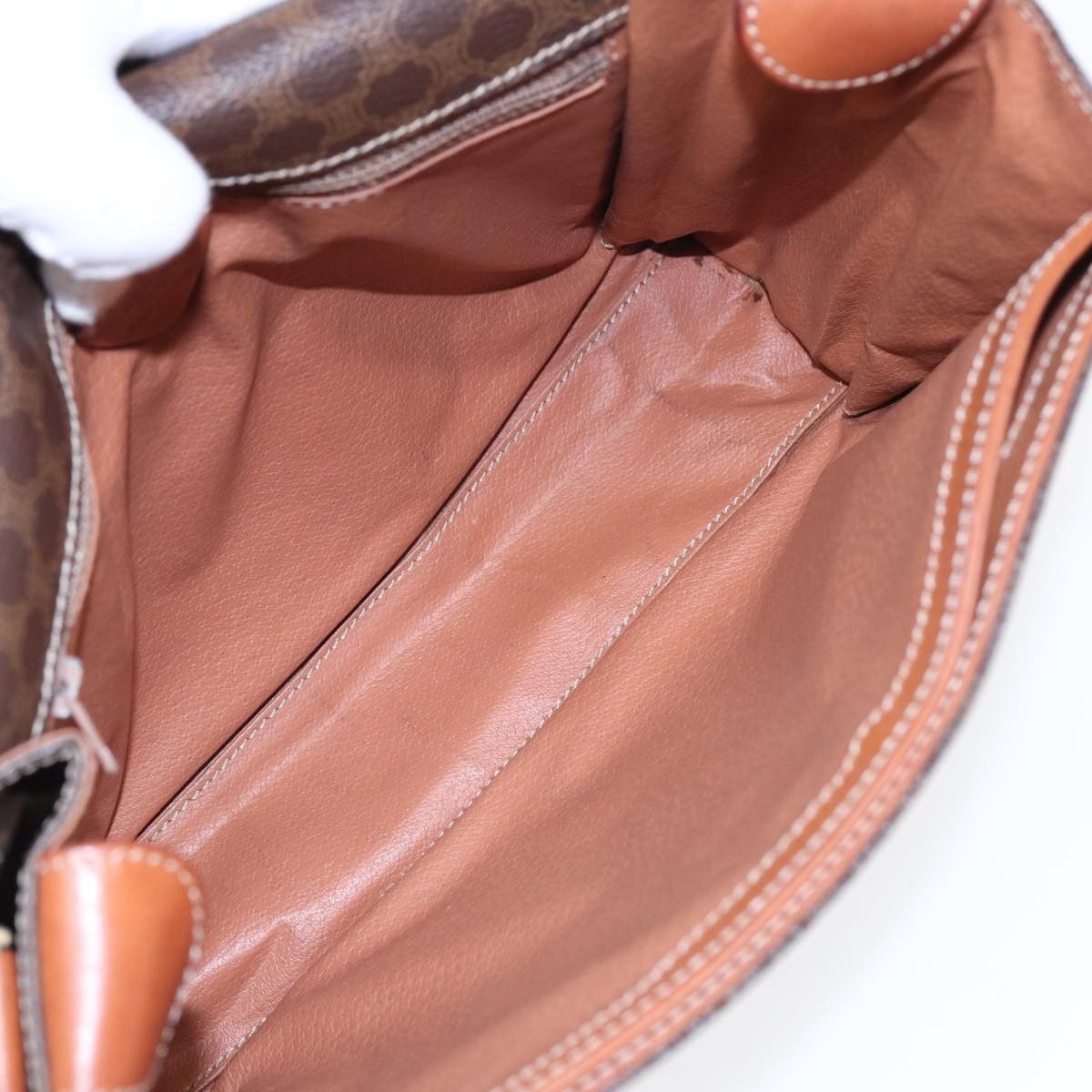 Celine Celine Vintage Macadam Circle Logo Shoulder Bag Canvas and Leather Size ONE SIZE - 5 Thumbnail