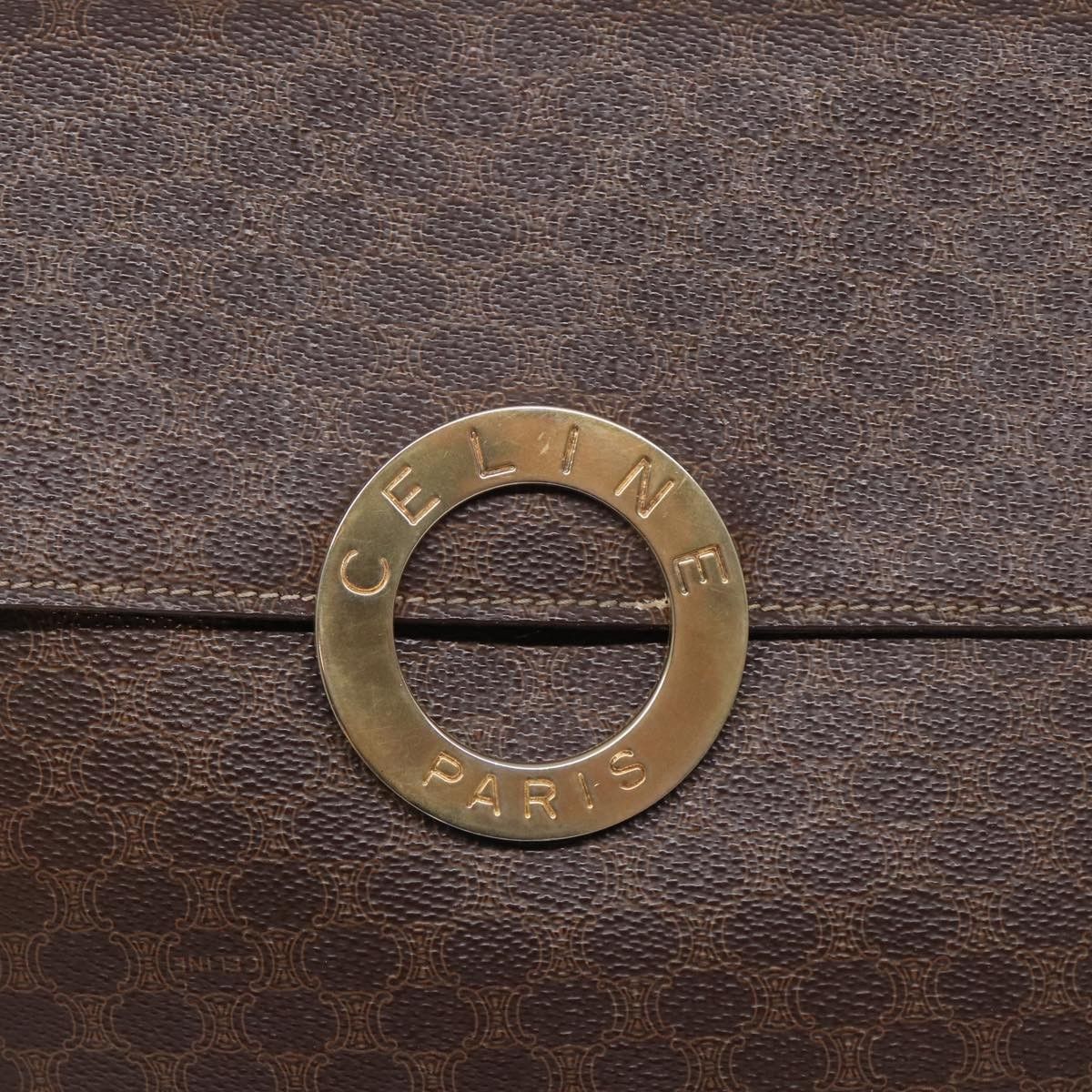 Celine Celine Vintage Macadam Circle Logo Shoulder Bag Canvas and Leather Size ONE SIZE - 12 Thumbnail