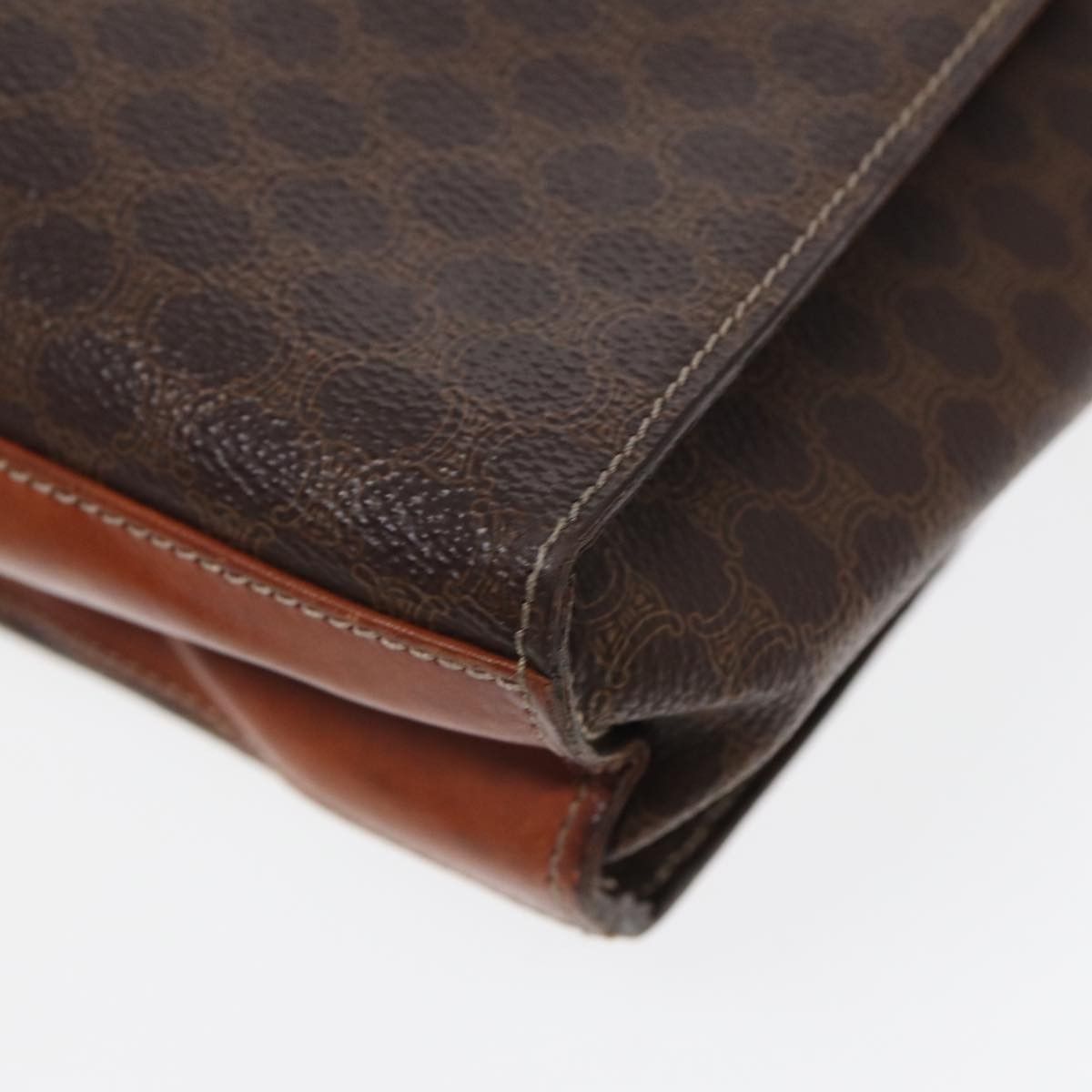 Celine Celine Vintage Macadam Circle Logo Shoulder Bag Canvas and Leather Size ONE SIZE - 10 Thumbnail