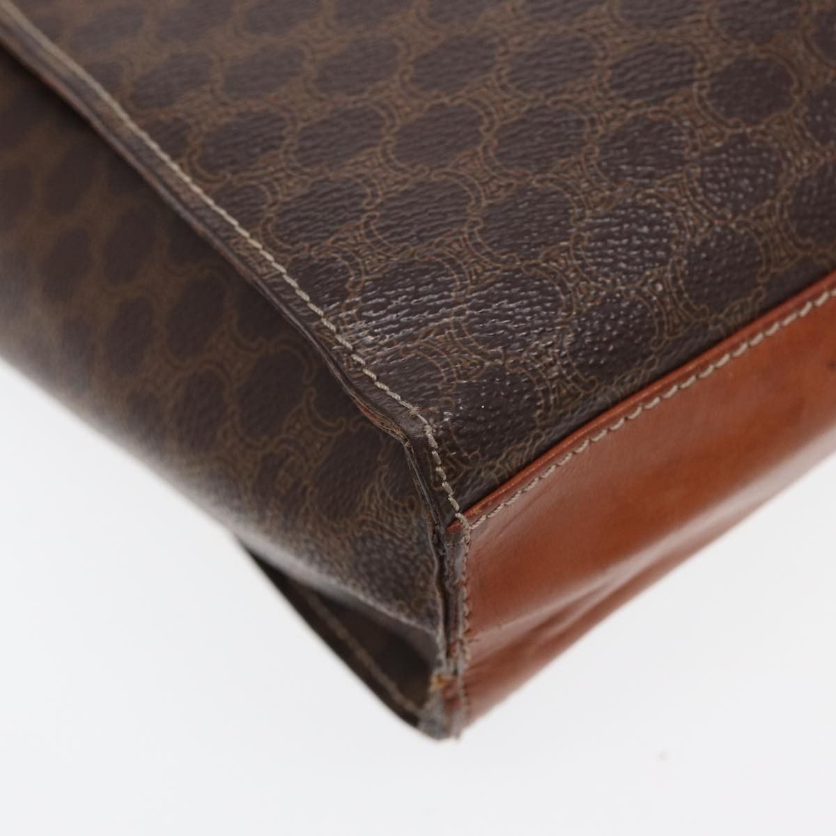 Celine Celine Vintage Macadam Circle Logo Shoulder Bag Canvas and Leather Size ONE SIZE - 11 Thumbnail