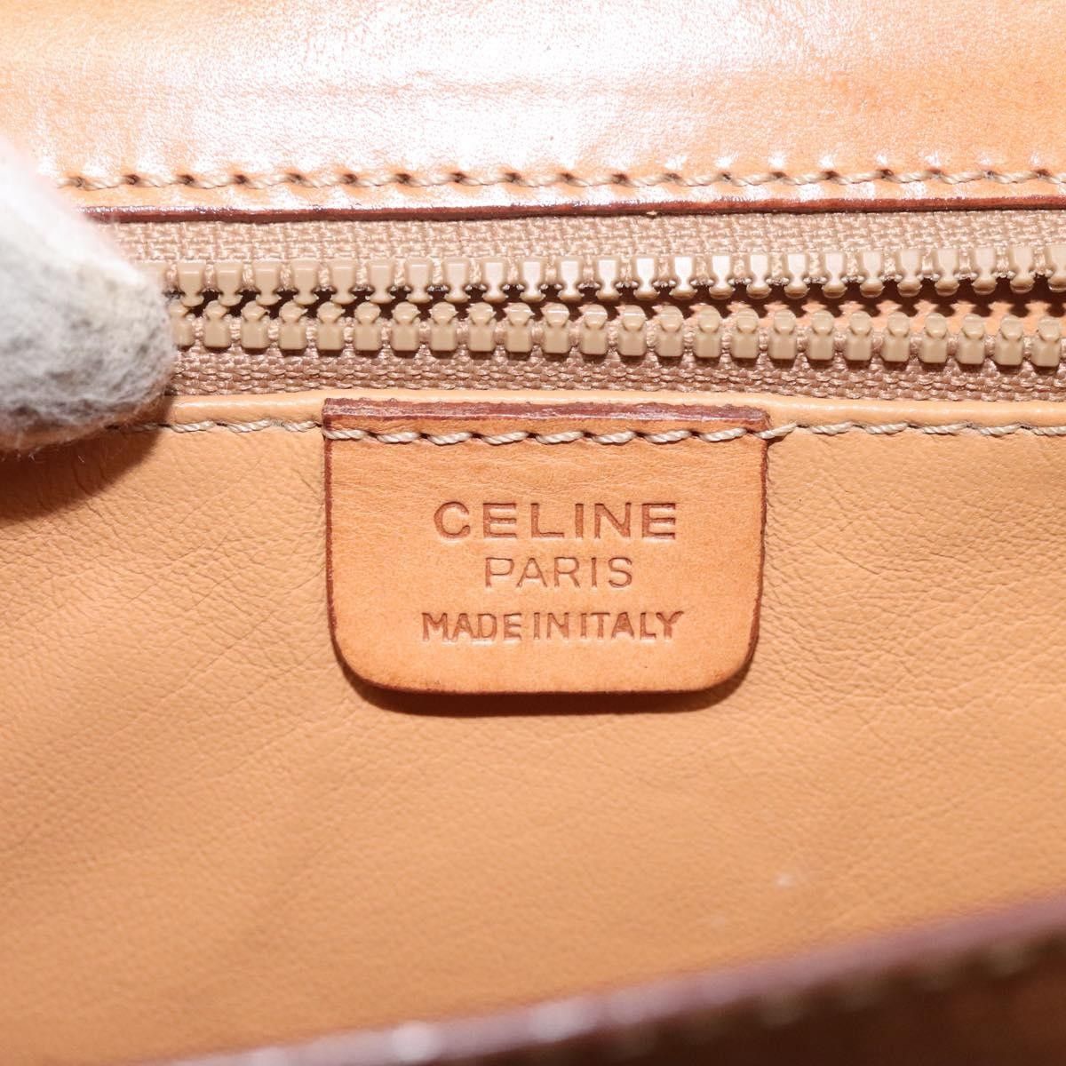 Celine Celine Vintage Convertible Macadam Turnlock Shoulder Bag Canvas and Leather Size ONE SIZE - 6 Thumbnail