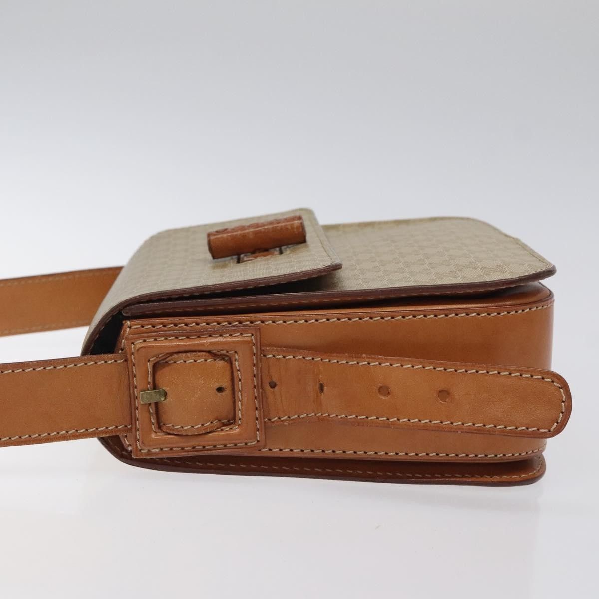 Celine Celine Vintage Convertible Macadam Turnlock Shoulder Bag Canvas and Leather Size ONE SIZE - 4 Thumbnail
