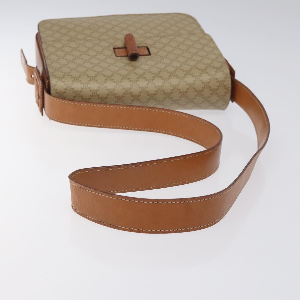 Celine Celine Vintage Convertible Macadam Turnlock Shoulder Bag Canvas and Leather Size ONE SIZE - 8 Thumbnail