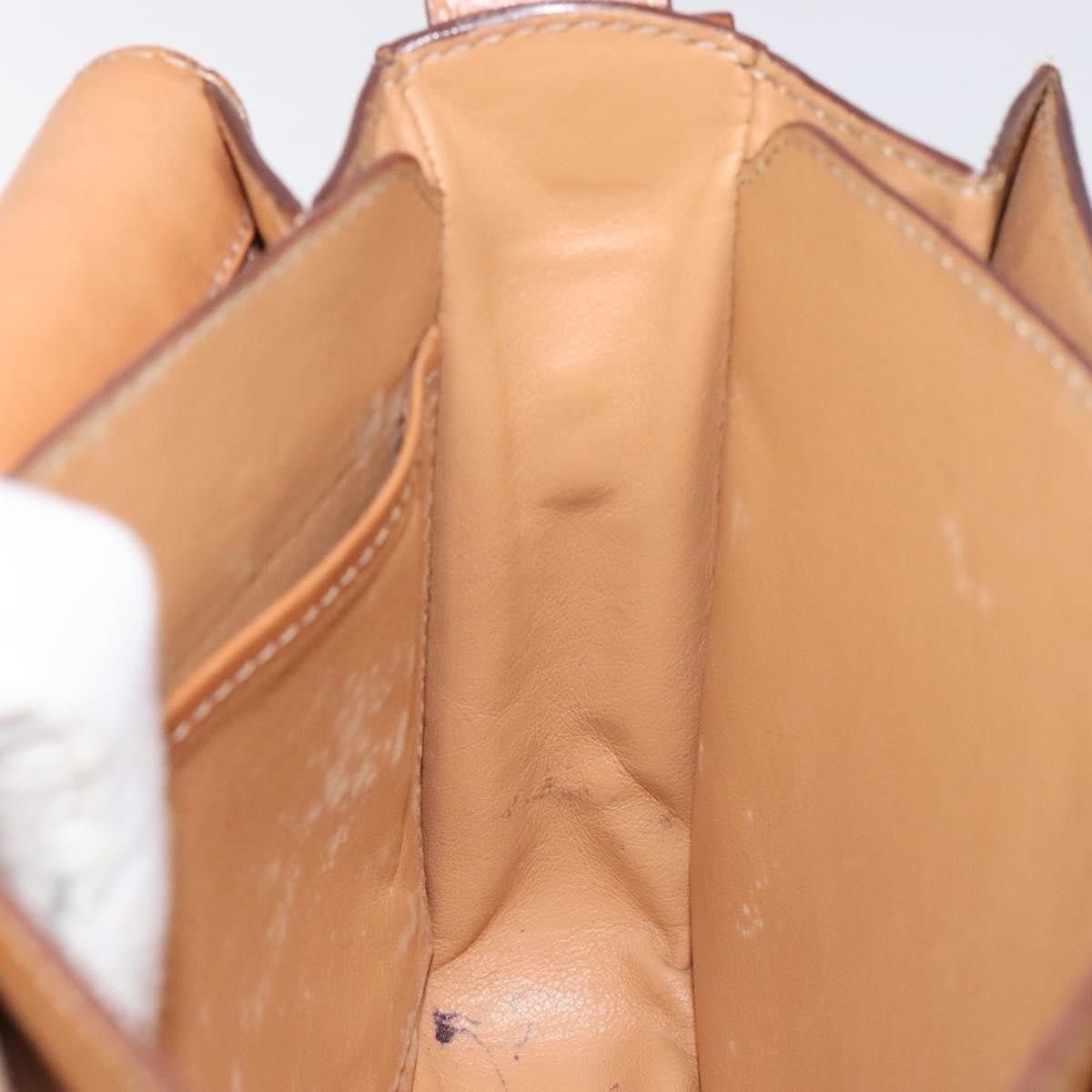 Celine Celine Vintage Convertible Macadam Turnlock Shoulder Bag Canvas and Leather Size ONE SIZE - 21 Thumbnail