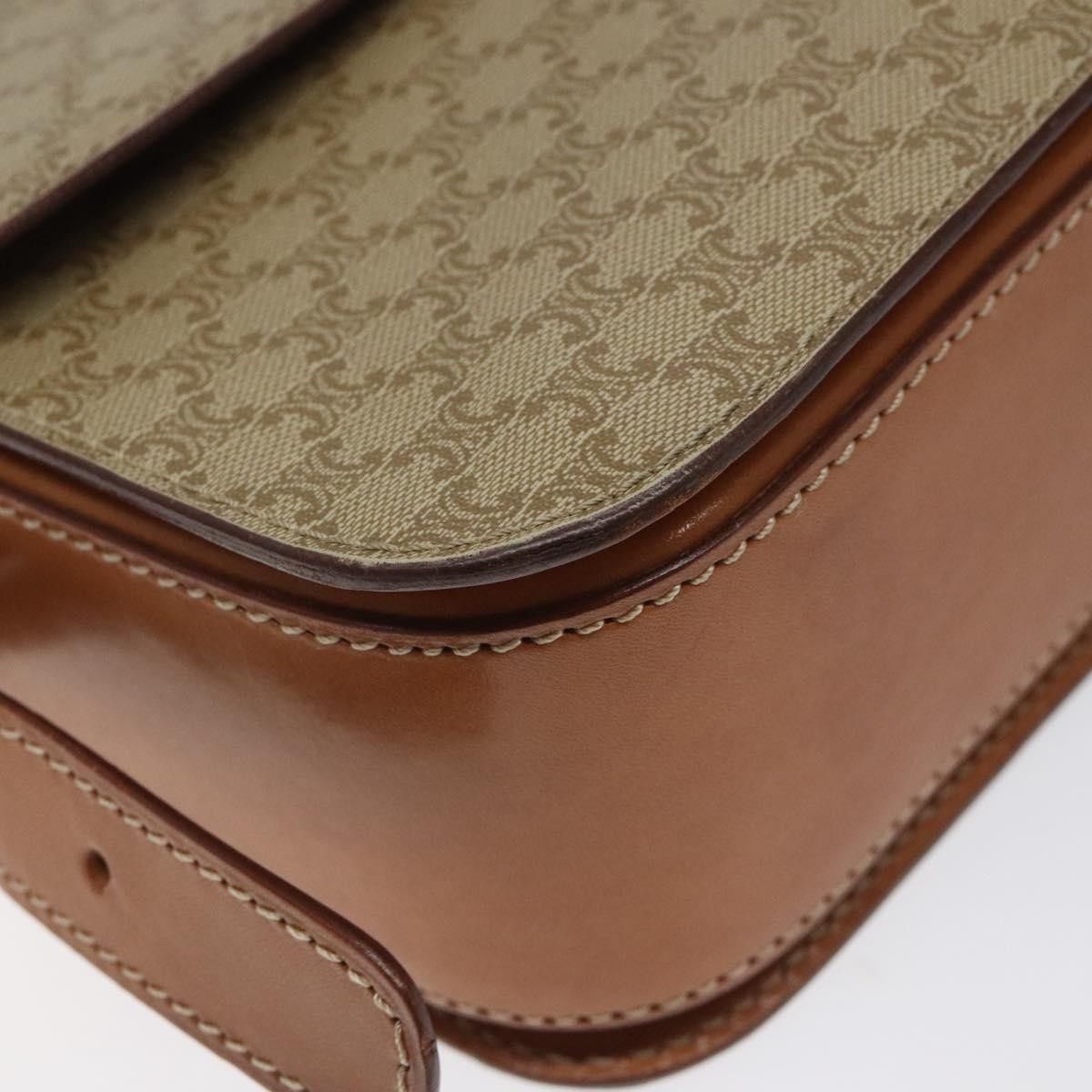 Celine Celine Vintage Convertible Macadam Turnlock Shoulder Bag Canvas and Leather Size ONE SIZE - 10 Thumbnail