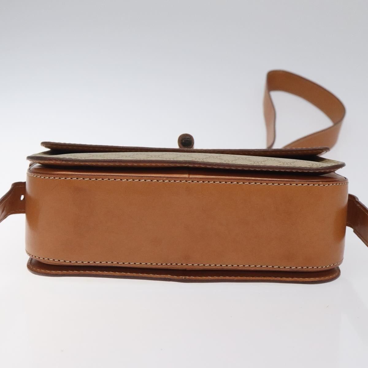 Celine Celine Vintage Convertible Macadam Turnlock Shoulder Bag Canvas and Leather Size ONE SIZE - 15 Thumbnail