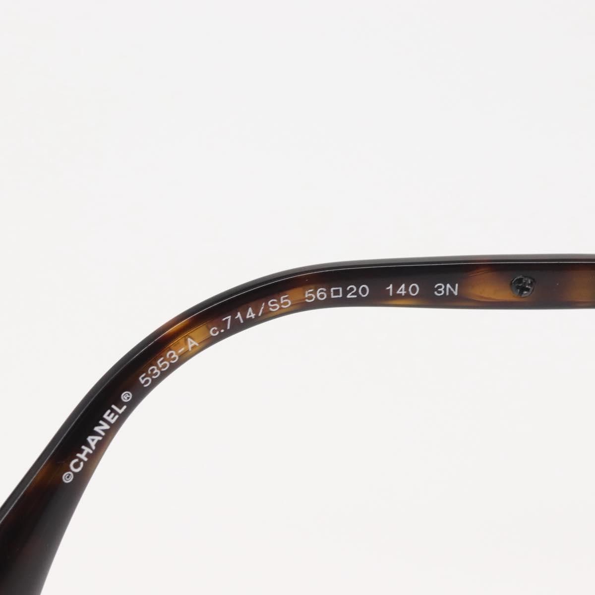 Chanel Chanel CHANEL Logo Sunglasses Eye Wear Plastic Size ONE SIZE - 7 Thumbnail