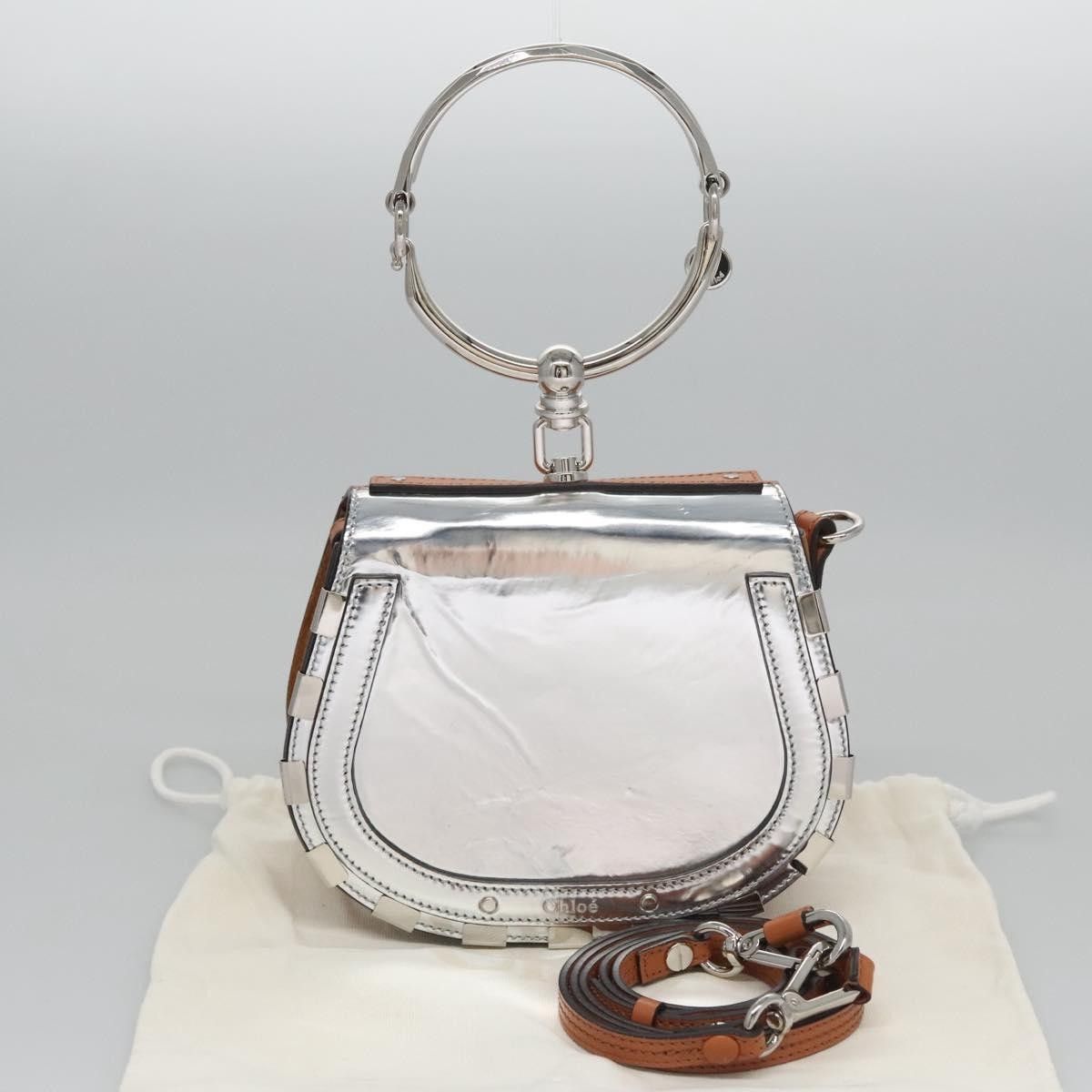 Chloe Chloe Nile Crossbody Bag Mirror Leather Size ONE SIZE - 13 Thumbnail