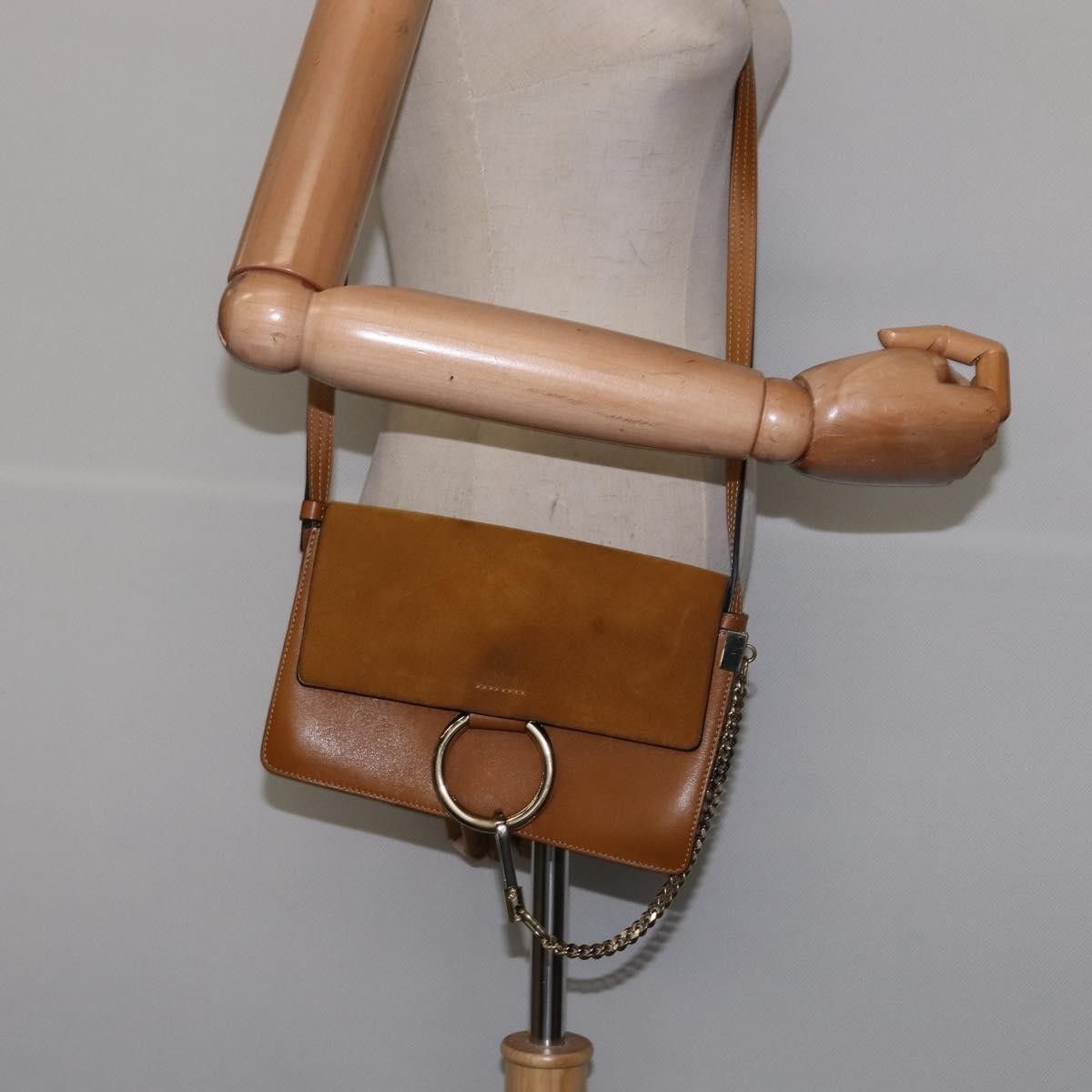 Chloe Chloe Faye Shoulder Bag Leather and Suede Size ONE SIZE - 13 Thumbnail