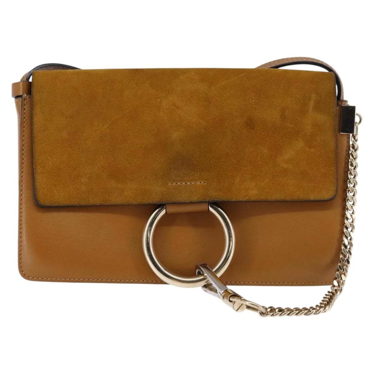 Chloe Chloe Faye Shoulder Bag Leather and Suede Size ONE SIZE - 19 Thumbnail