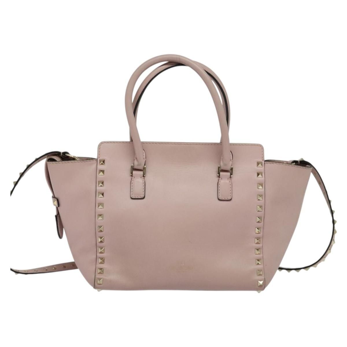 Valentino Valentino Garavani Rockstud Tote Rigid Leather Size ONE SIZE - 2 Thumbnail