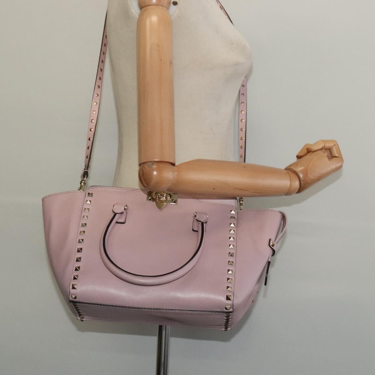 Valentino Valentino Garavani Rockstud Tote Rigid Leather Size ONE SIZE - 13 Thumbnail