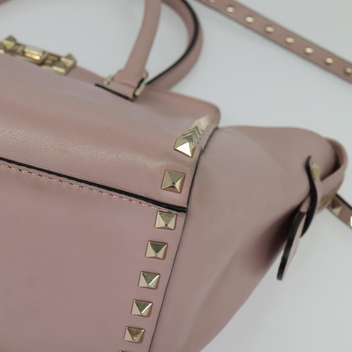 Valentino Valentino Garavani Rockstud Tote Rigid Leather Size ONE SIZE - 10 Thumbnail