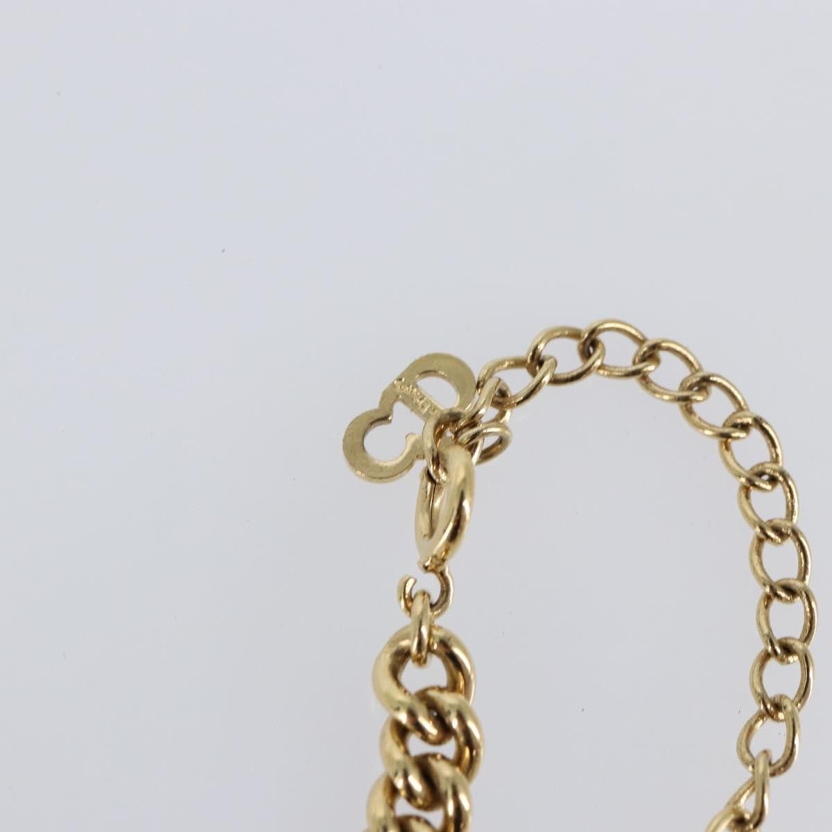Dior Christian Dior CD Chain Link Necklace Metal with Crystals Size ONE SIZE - 7 Thumbnail
