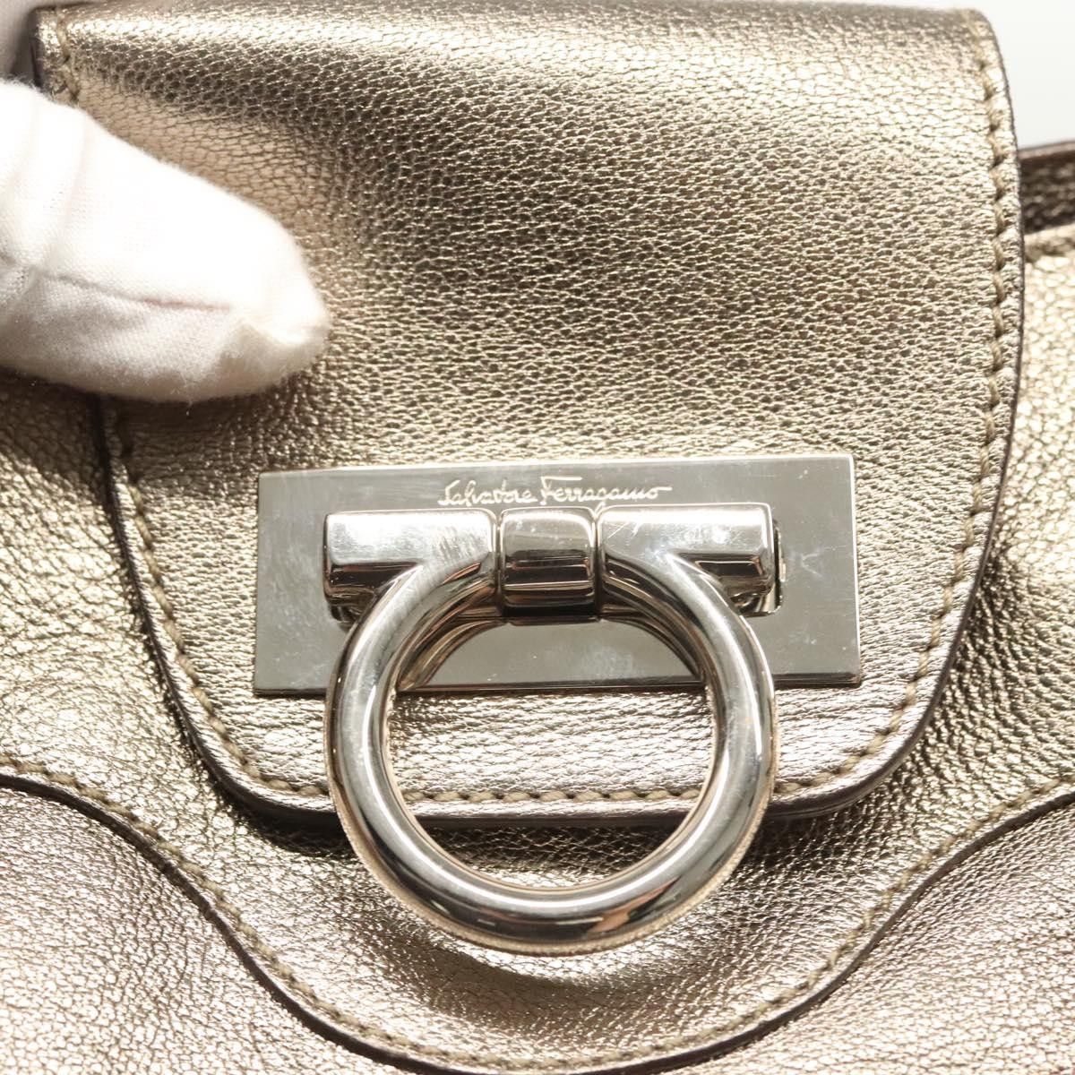 Salvatore Ferragamo Salvatore Ferragamo Marisa Satchel Leather Size ONE SIZE - 12 Thumbnail