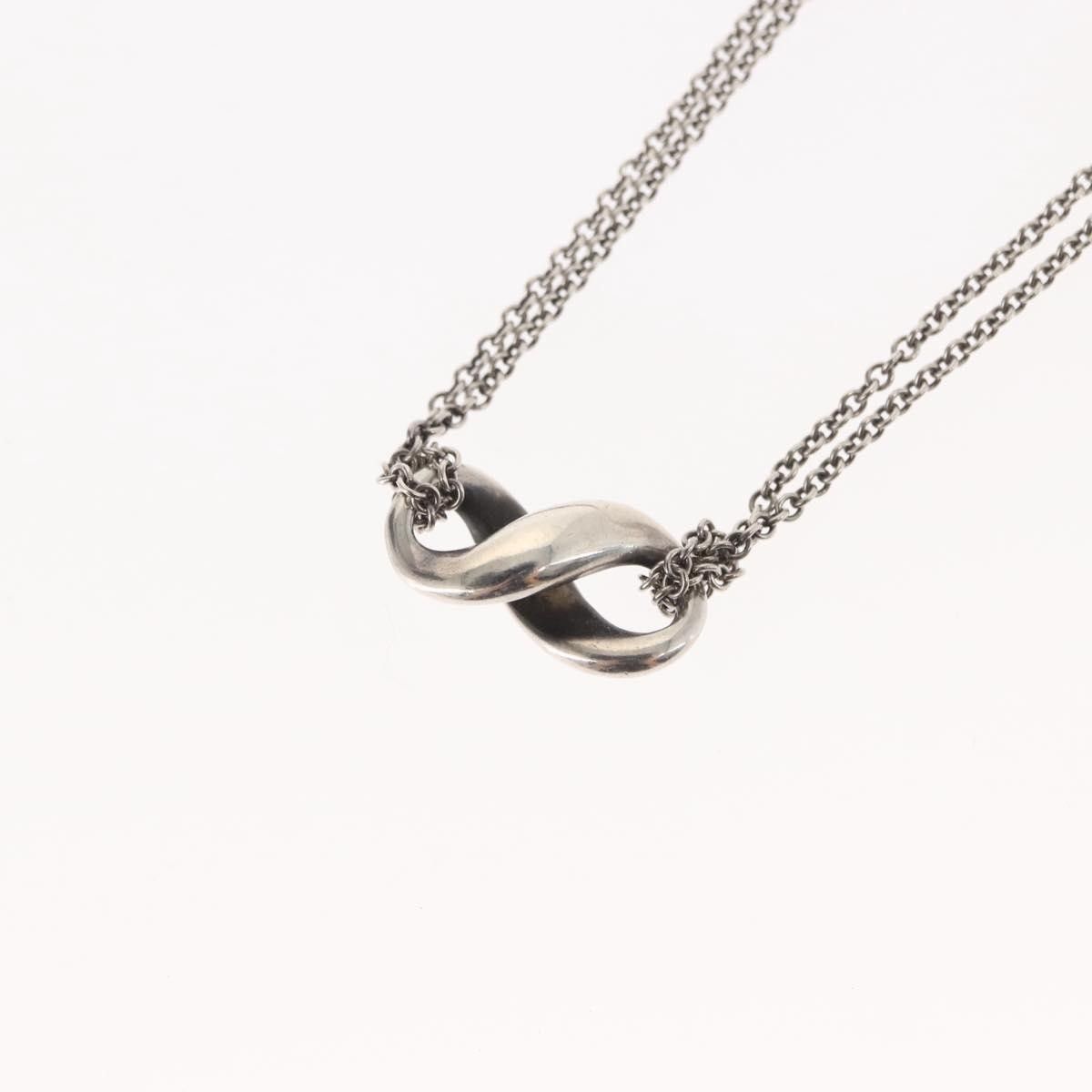 Tiffany & Co. Tiffany & Co. Infinity Double Chain Pendant Silver Size ONE SIZE - 5 Thumbnail