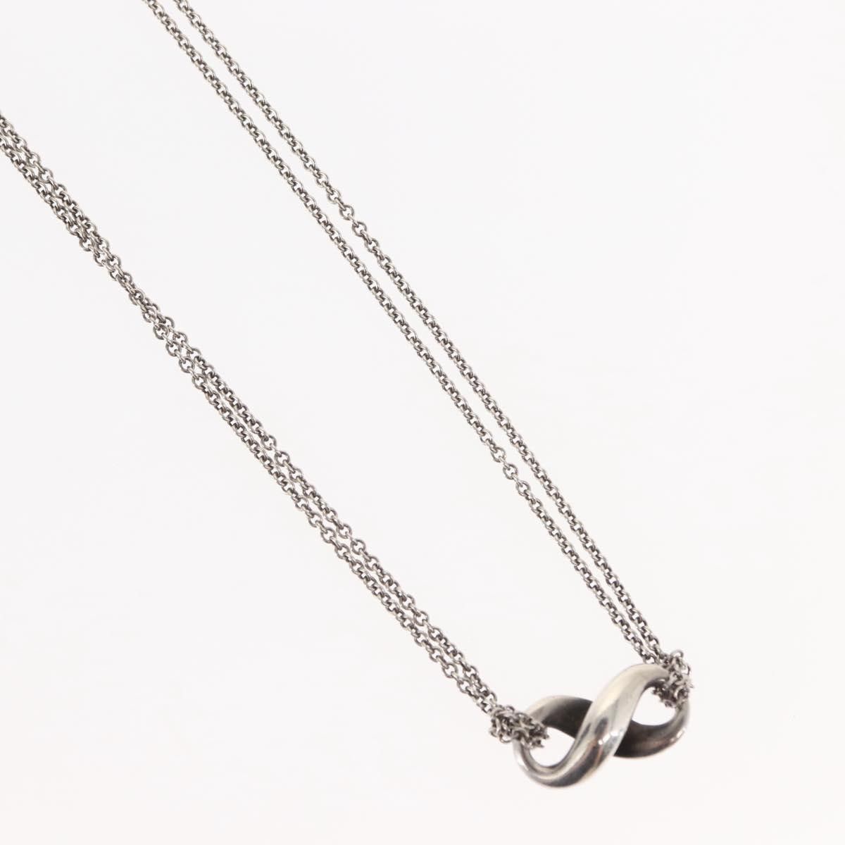 Tiffany & Co. Tiffany & Co. Infinity Double Chain Pendant Silver Size ONE SIZE - 6 Thumbnail