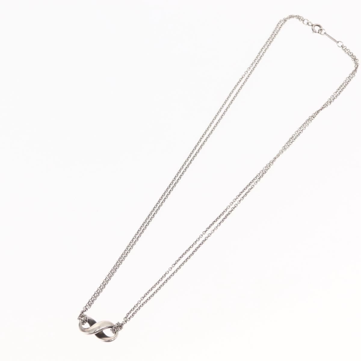 Tiffany & Co. Tiffany & Co. Infinity Double Chain Pendant Silver Size ONE SIZE - 2 Thumbnail