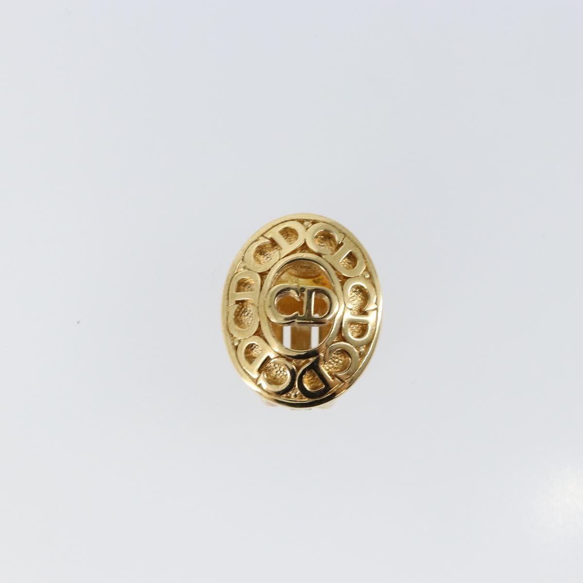 Dior Christian Dior Vintage CD Clip-On Earrings Metal Size ONE SIZE - 2 Thumbnail