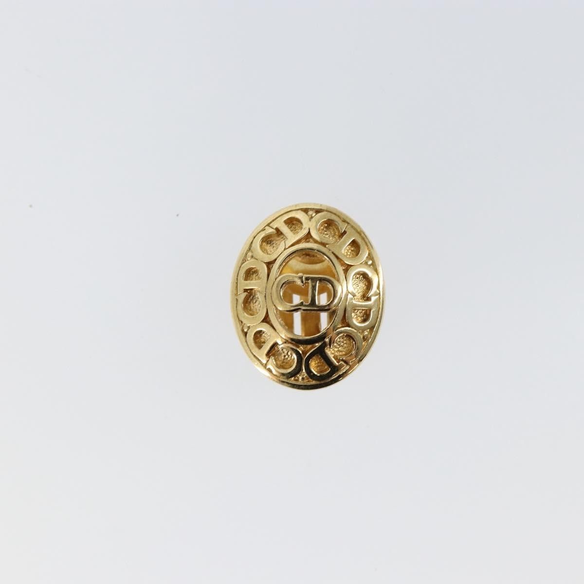 Dior Christian Dior Vintage CD Clip-On Earrings Metal Size ONE SIZE - 5 Thumbnail