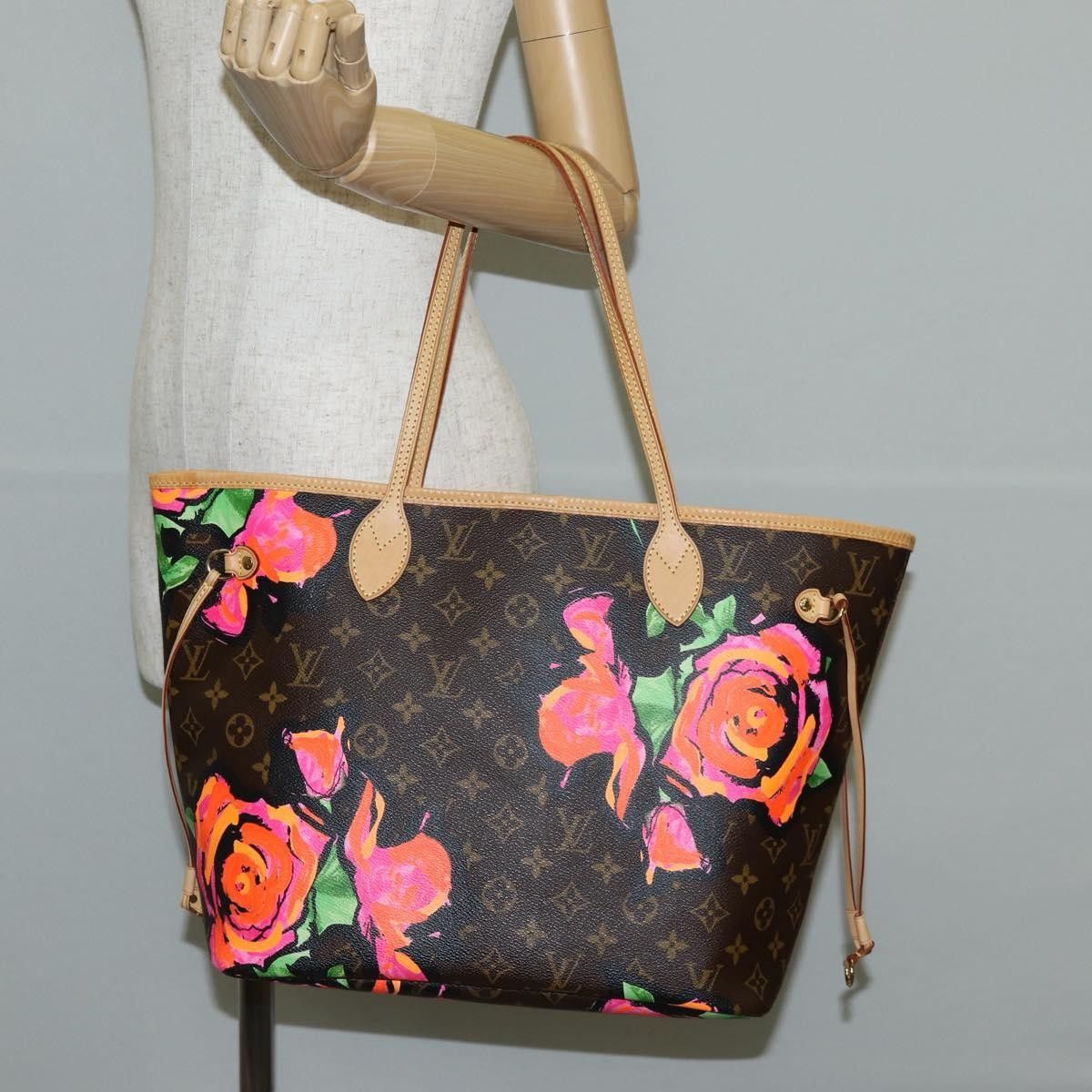 Louis Vuitton Louis Vuitton Neverfull Tote Limited Edition Monogram Roses Size ONE SIZE - 15 Thumbnail
