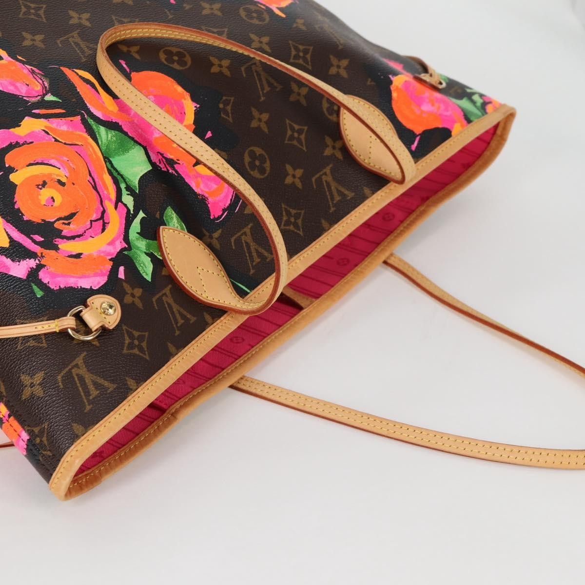 Louis Vuitton Louis Vuitton Neverfull Tote Limited Edition Monogram Roses Size ONE SIZE - 19 Thumbnail