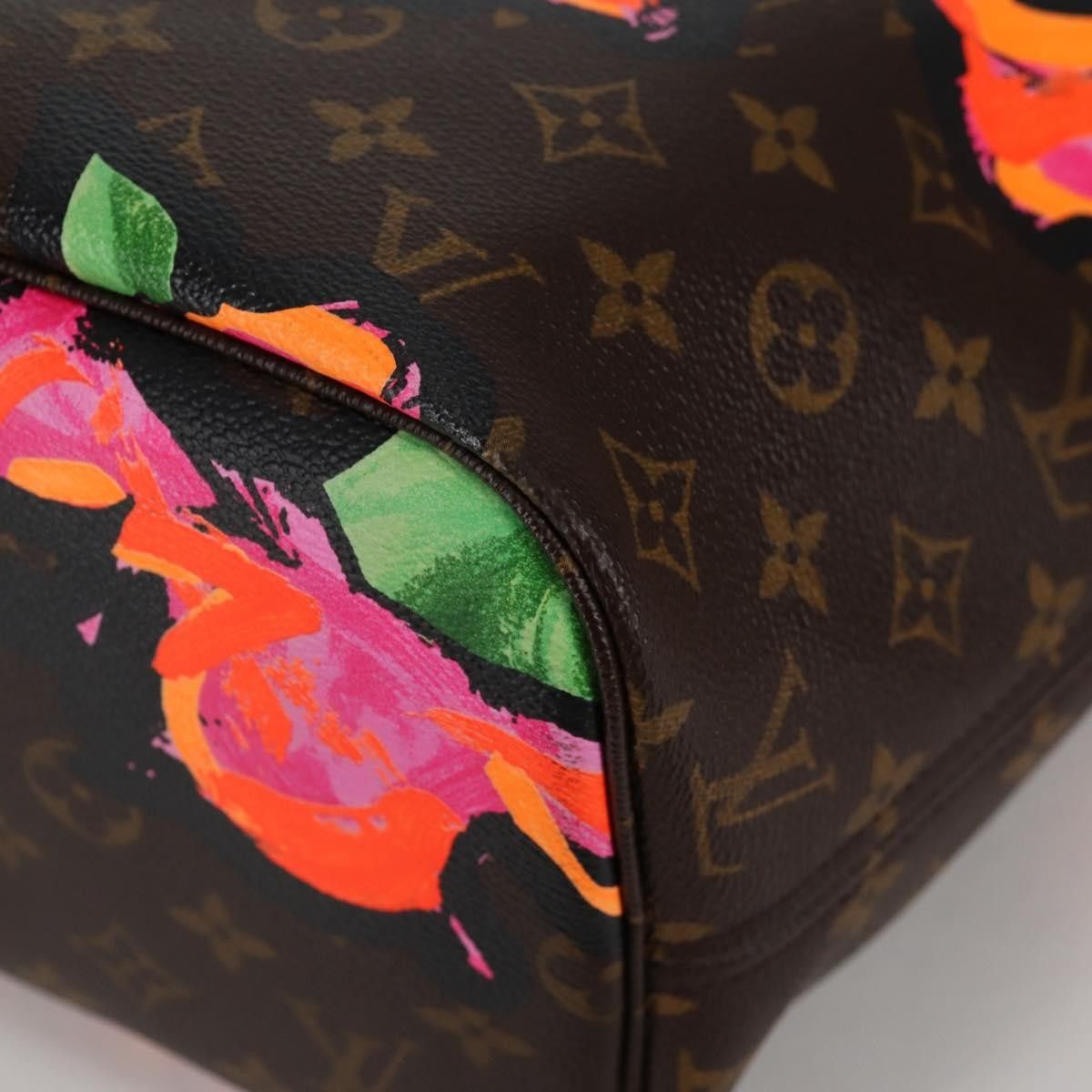 Louis Vuitton Louis Vuitton Neverfull Tote Limited Edition Monogram Roses Size ONE SIZE - 12 Thumbnail