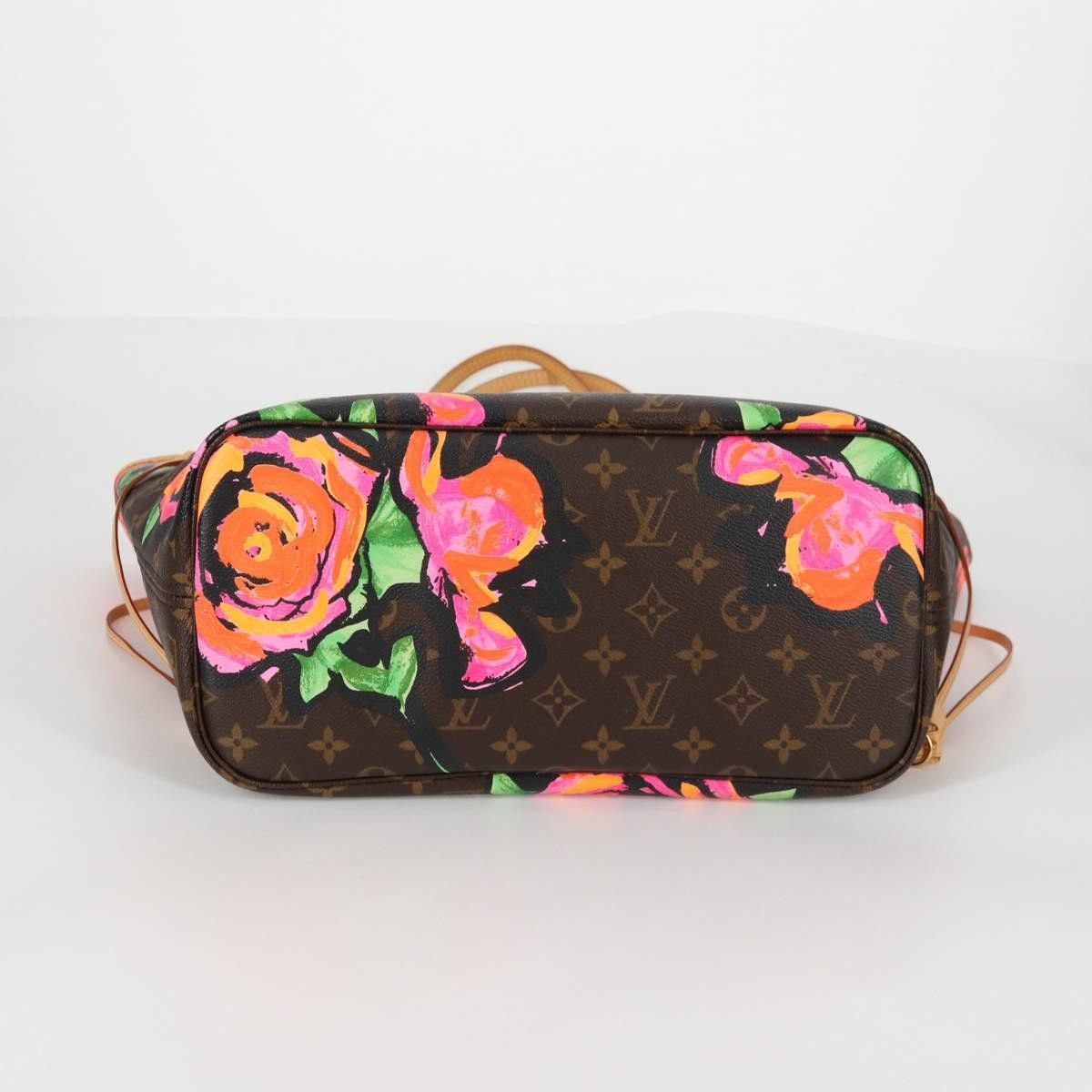 Louis Vuitton Louis Vuitton Neverfull Tote Limited Edition Monogram Roses Size ONE SIZE - 18 Thumbnail