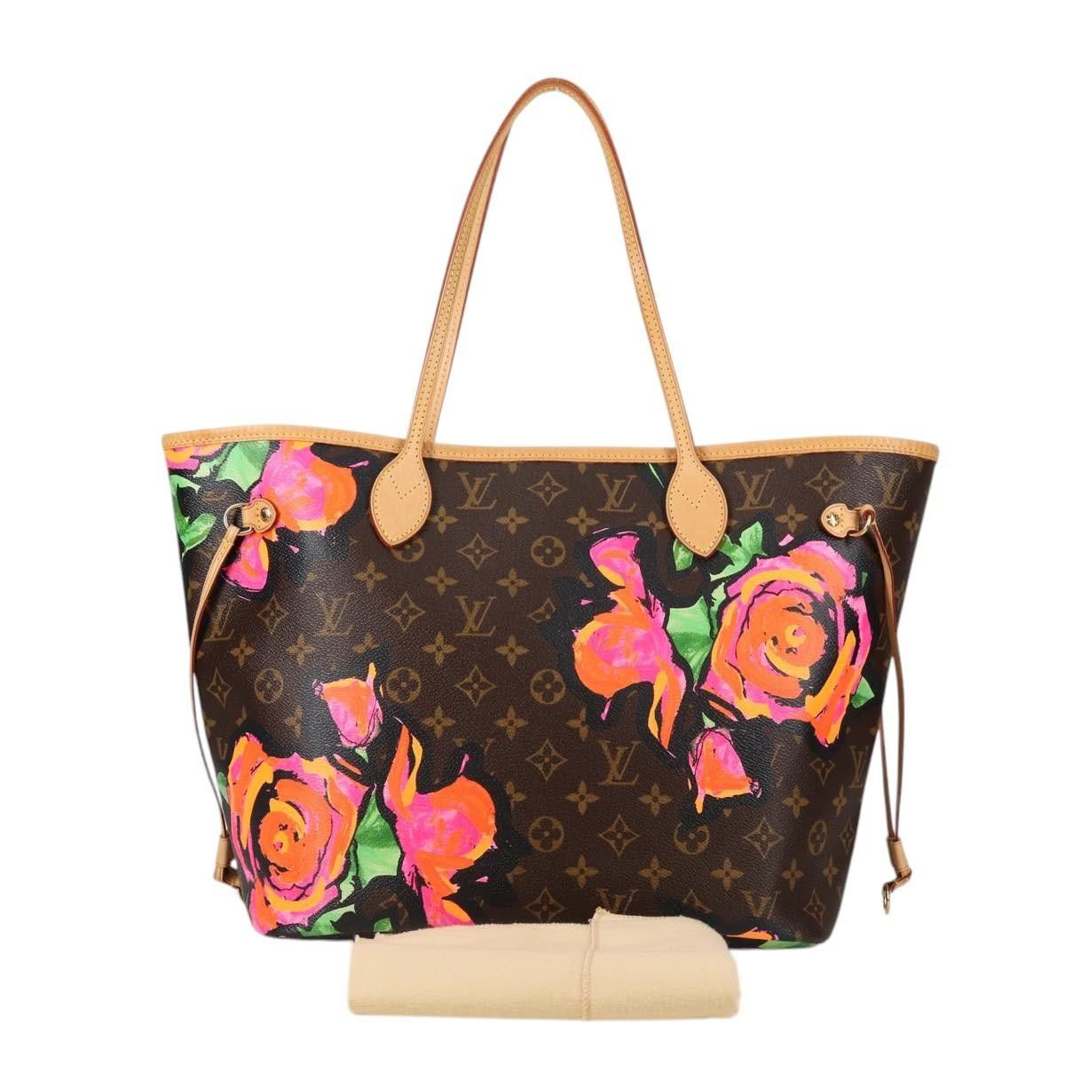Louis Vuitton Louis Vuitton Neverfull Tote Limited Edition Monogram Roses Size ONE SIZE - 10 Thumbnail