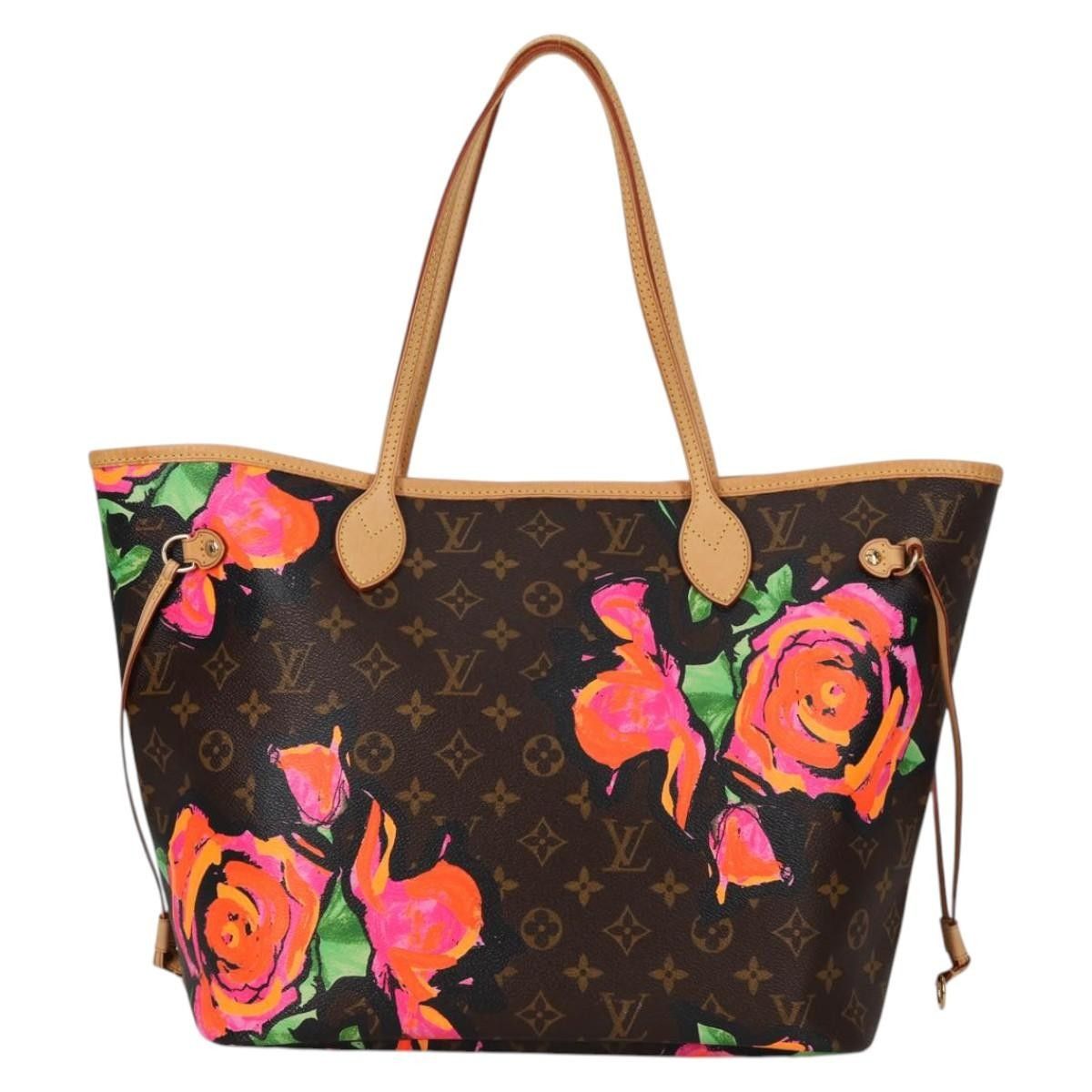 Louis Vuitton Louis Vuitton Neverfull Tote Limited Edition Monogram Roses Size ONE SIZE - 16 Thumbnail