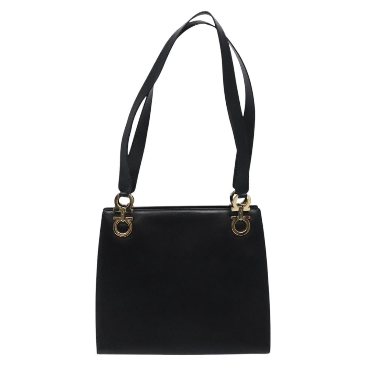 Salvatore Ferragamo Salvatore Ferragamo Gancini Shoulder Bag Leather Size ONE SIZE - 17 Thumbnail
