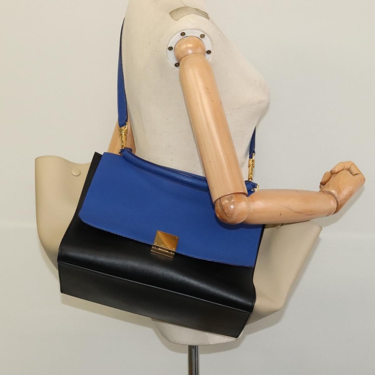 Celine Celine Trapeze Bag Leather Size ONE SIZE - 16 Thumbnail