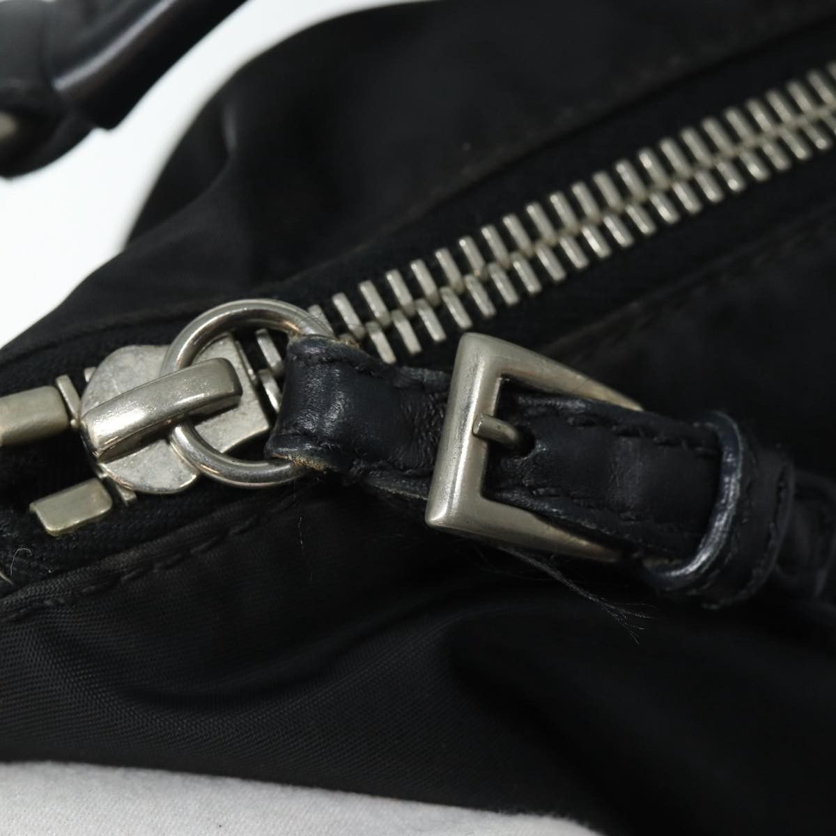 Prada Prada Zip Hobo Tessuto with Leather Size ONE SIZE - 13 Thumbnail