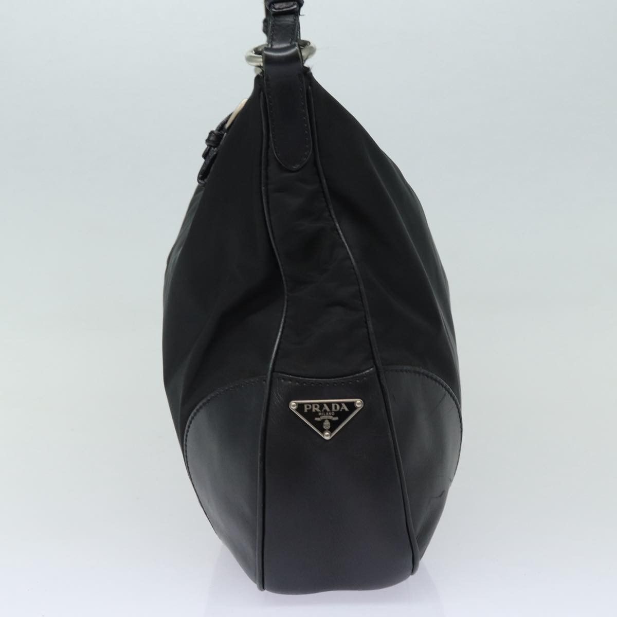 Prada Prada Zip Hobo Tessuto with Leather Size ONE SIZE - 4 Thumbnail