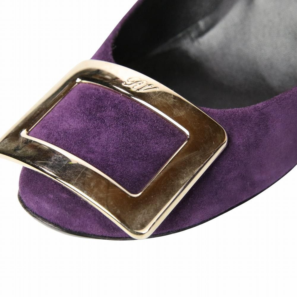 Roger Vivier Roger Vivier Roger Vivier Square Buckle Suede Pumps Suede Shoes DUTY FREE for USA Size ONE SIZE - 11 Thumbnail