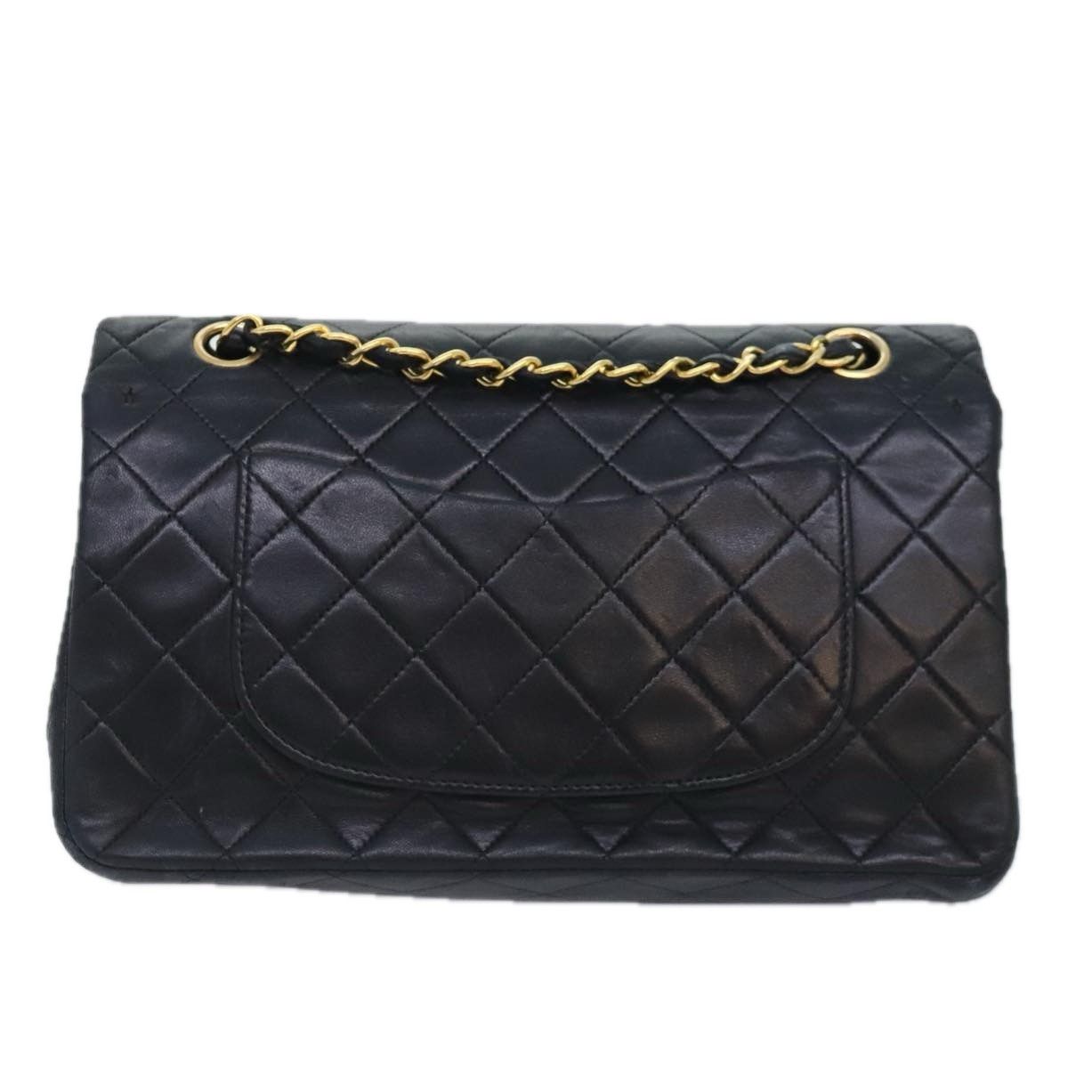 Chanel Chanel Vintage Classic Double Flap Bag Quilted Lambskin Size ONE SIZE - 2 Thumbnail