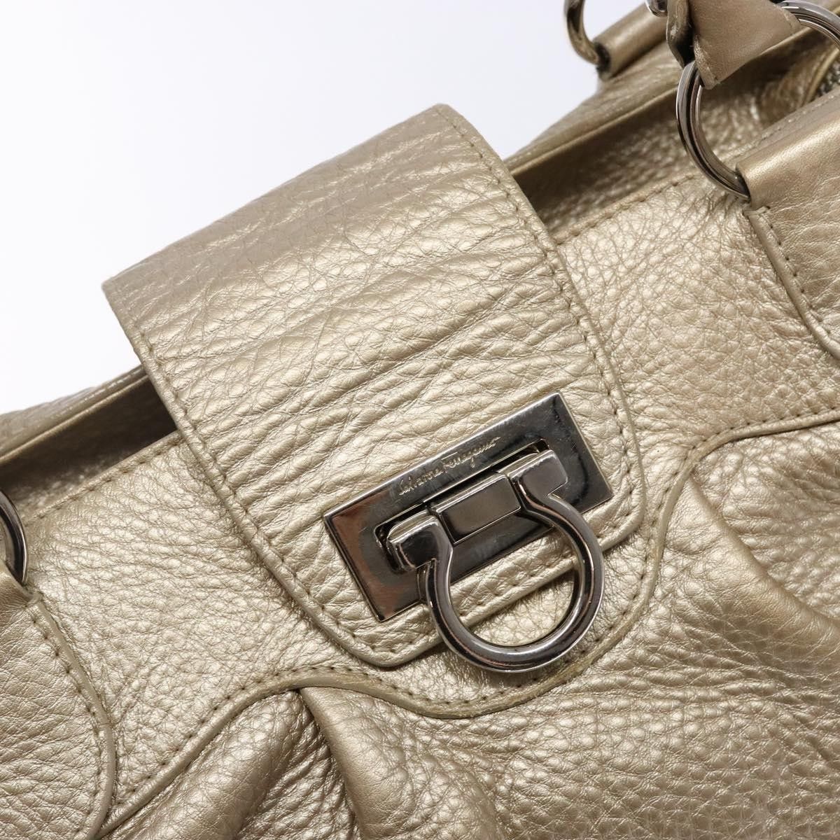 Salvatore Ferragamo Salvatore Ferragamo Marisa Satchel Leather Size ONE SIZE - 20 Thumbnail