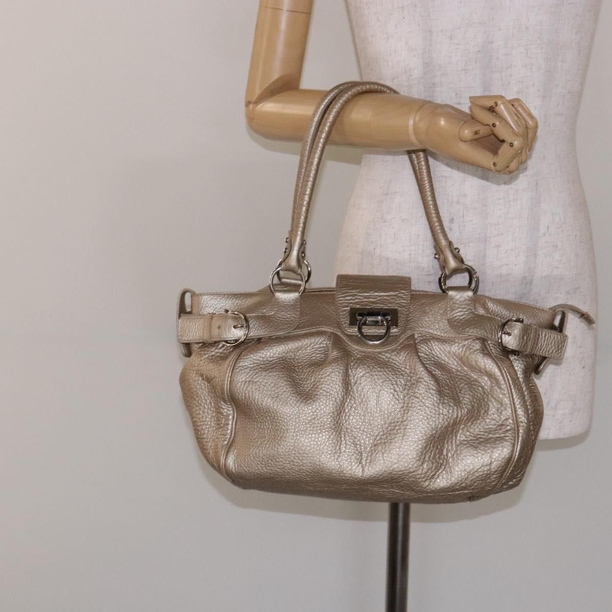 Salvatore Ferragamo Salvatore Ferragamo Marisa Satchel Leather Size ONE SIZE - 14 Thumbnail
