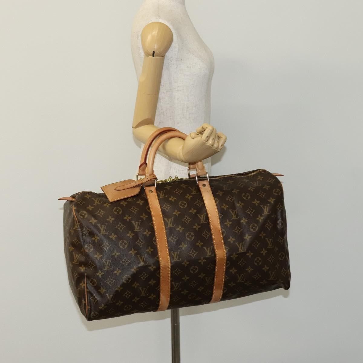 Louis Vuitton Louis Vuitton Keepall Bag Monogram Canvas Size ONE SIZE - 13 Thumbnail